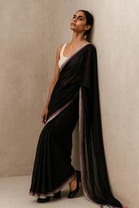 MIDNIGHT MUSE | Mul Cotton | Indidha Saree