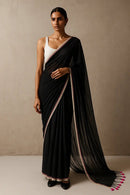 MIDNIGHT MUSE | Mul Cotton | Indidha Saree