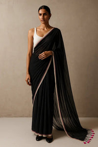 MIDNIGHT MUSE | Mul Cotton | Indidha Saree