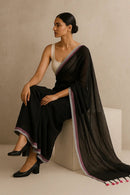 MIDNIGHT MUSE | Mul Cotton | Indidha Saree