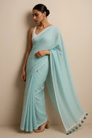 MINTY MIST | Mul Cotton | Indidha Saree