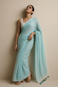 MINTY MIST | Mul Cotton | Indidha Saree