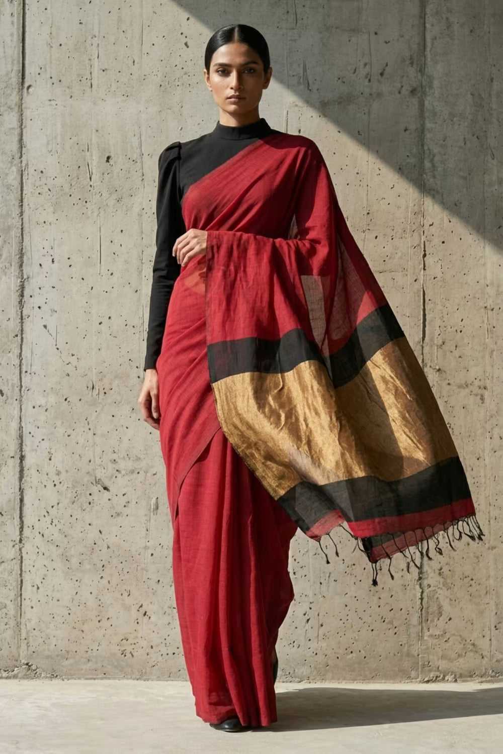 ROYAL ESSENCE | Mul Cotton | Indidha Saree