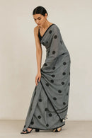 MONOCHROME MAGIC | Mul Cotton | Indidha Saree