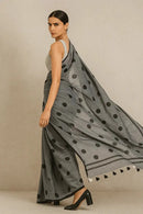 MONOCHROME MAGIC | Mul Cotton | Indidha Saree