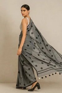 MONOCHROME MAGIC | Mul Cotton | Indidha Saree