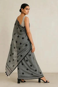 MONOCHROME MAGIC | Mul Cotton | Indidha Saree