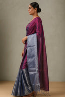 MYSTIC TWILIGHT | Handloom Tissue | Indidha Saree
