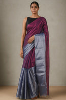 MYSTIC TWILIGHT | Handloom Tissue | Indidha Saree