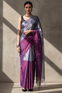 MYSTIC TWILIGHT | Handloom Tissue | Indidha Saree