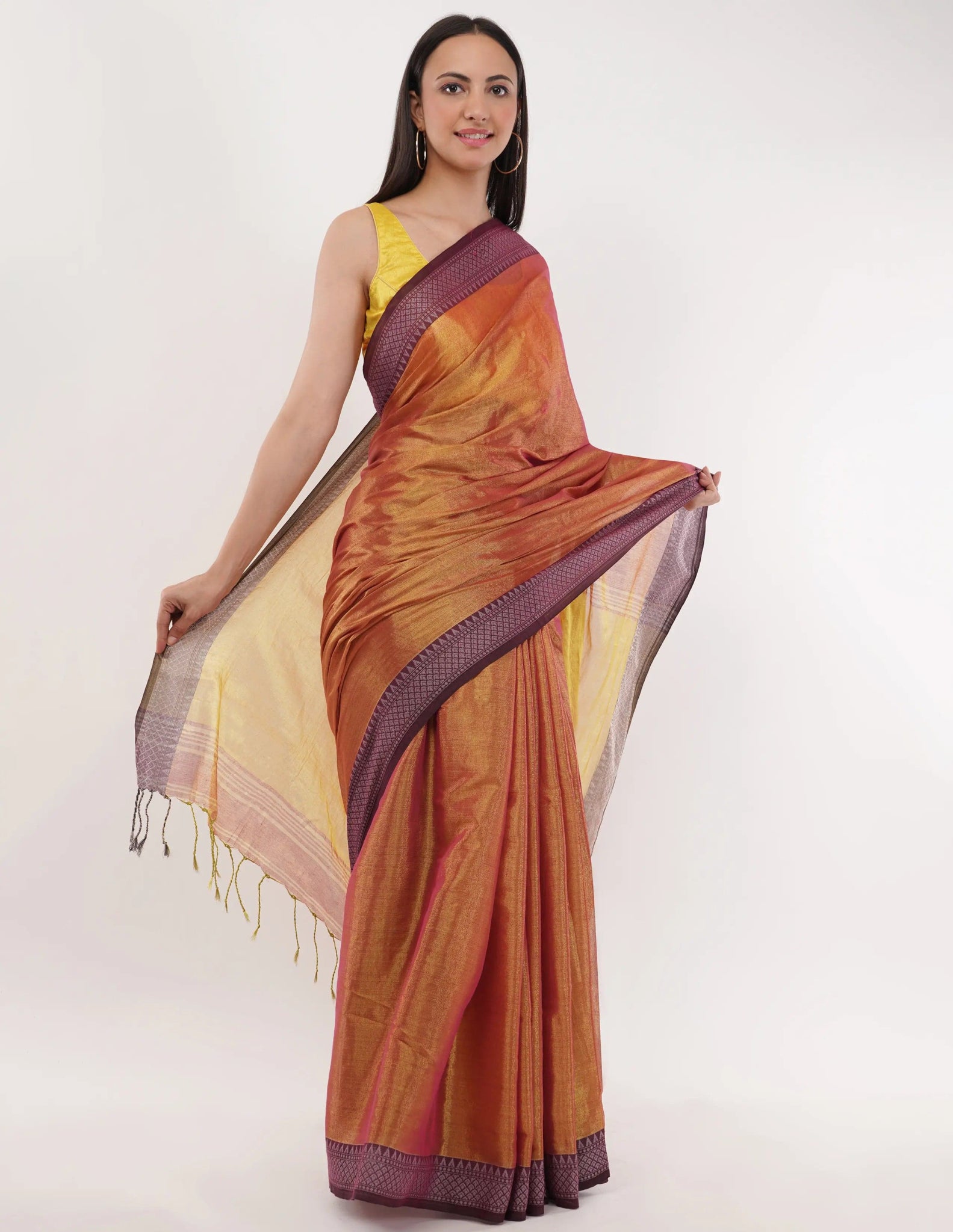 NAIG | Handloom Tissue | Indidha Saree