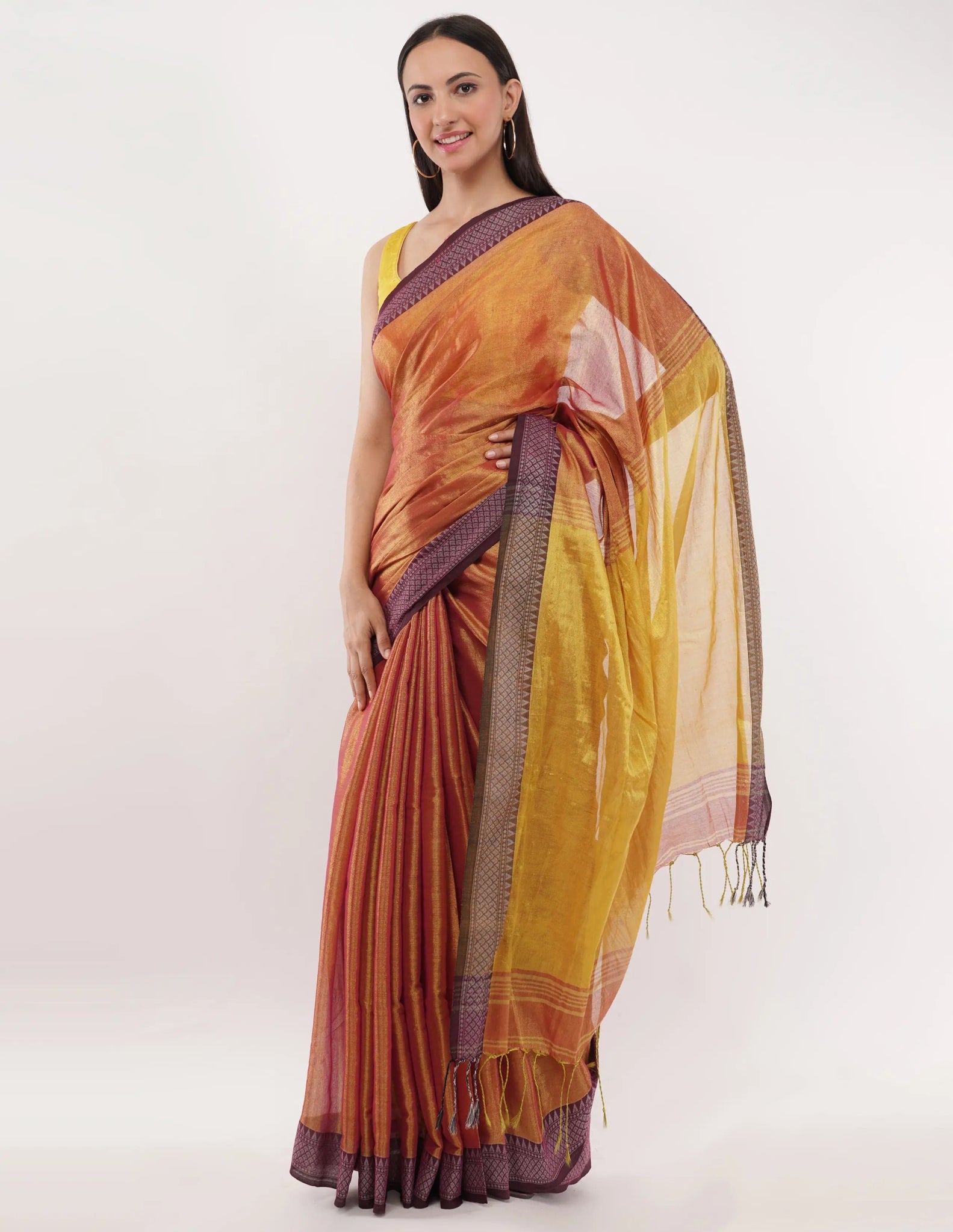 NAIG | Handloom Tissue | Indidha Saree