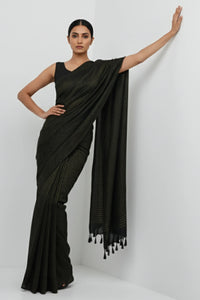 NOIR ENIGMA | Cotton | Indidha Saree