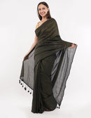 NOIR ENIGMA | Cotton | Indidha Saree