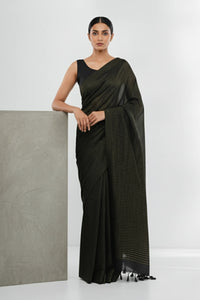 NOIR ENIGMA | Cotton | Indidha Saree