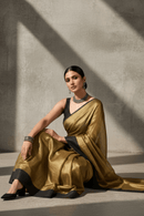 NOIR GOLD | Handloom Tissue | Indidha Saree