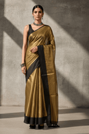 NOIR GOLD | Handloom Tissue | Indidha Saree