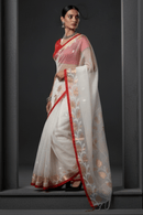 NOOR - E - NAZAKAT | Pure Muslin Jamdani | Indidha Saree