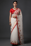NOOR - E - NAZAKAT | Pure Muslin Jamdani | Indidha Saree