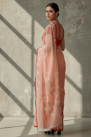 NOORANI PHOOL | Pure Muslin Jamdani | Indidha Saree