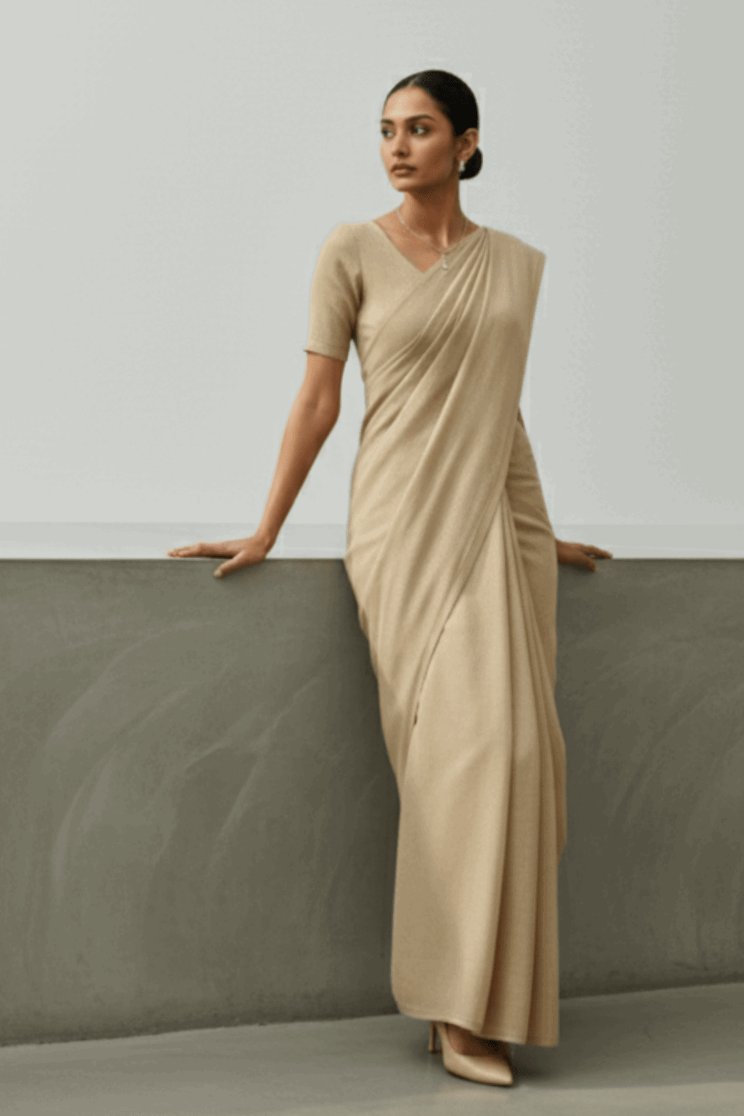 Oatline | Pure Cotton | Indidha Saree