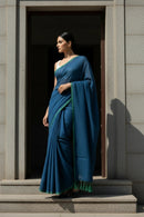 Ocean Line | Mul Cotton | Indidha Saree