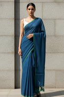 Ocean Line | Mul Cotton | Indidha Saree