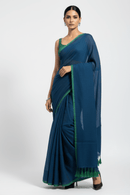 Ocean Line | Mul Cotton | Indidha Saree