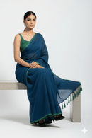 Ocean Line | Mul Cotton | Indidha Saree