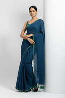 Ocean Line | Mul Cotton | Indidha Saree