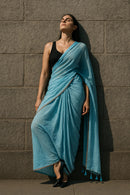 OCEAN MIST | Mul Cotton | Indidha Saree