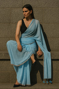 OCEAN MIST | Mul Cotton | Indidha Saree