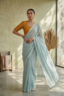 AQUA MIST | Mul Cotton | Indidha Saree