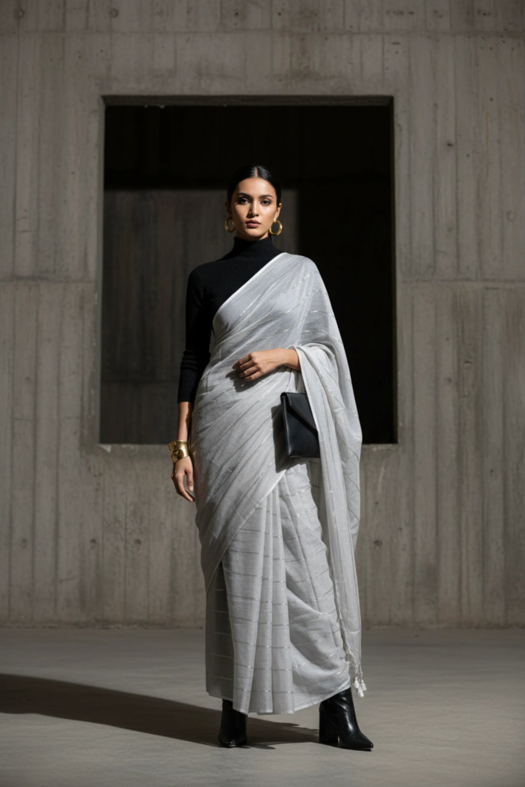 Palladium | Mul Cotton | Indidha Saree