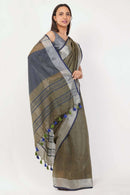 PASTEL EMBER | Linen by Linen | Indidha Saree