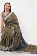 PASTEL EMBER | Linen by Linen | Indidha Saree