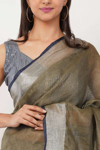 PASTEL EMBER | Linen by Linen | Indidha Saree