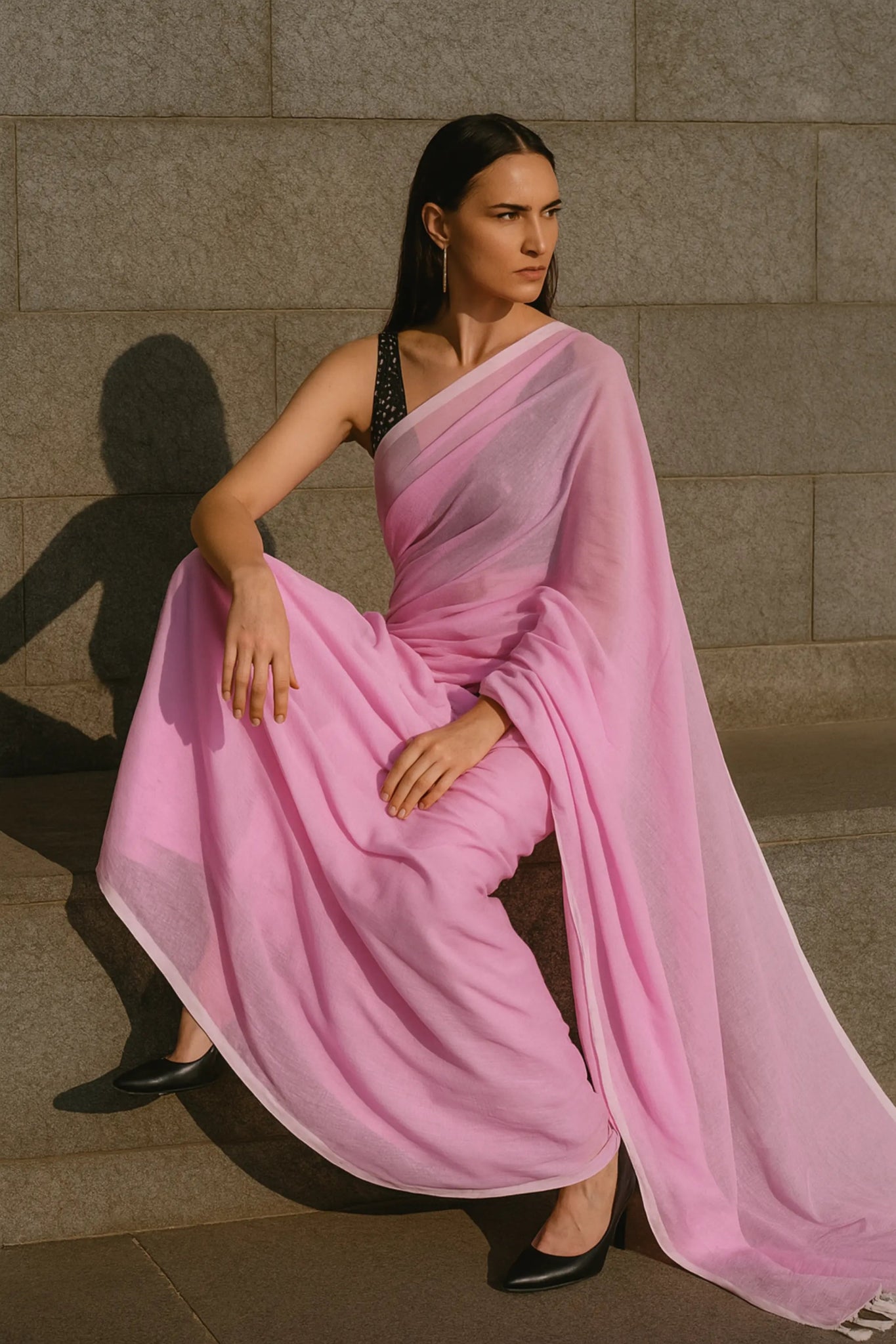 PETAL KISS | Mul Cotton | Indidha Saree