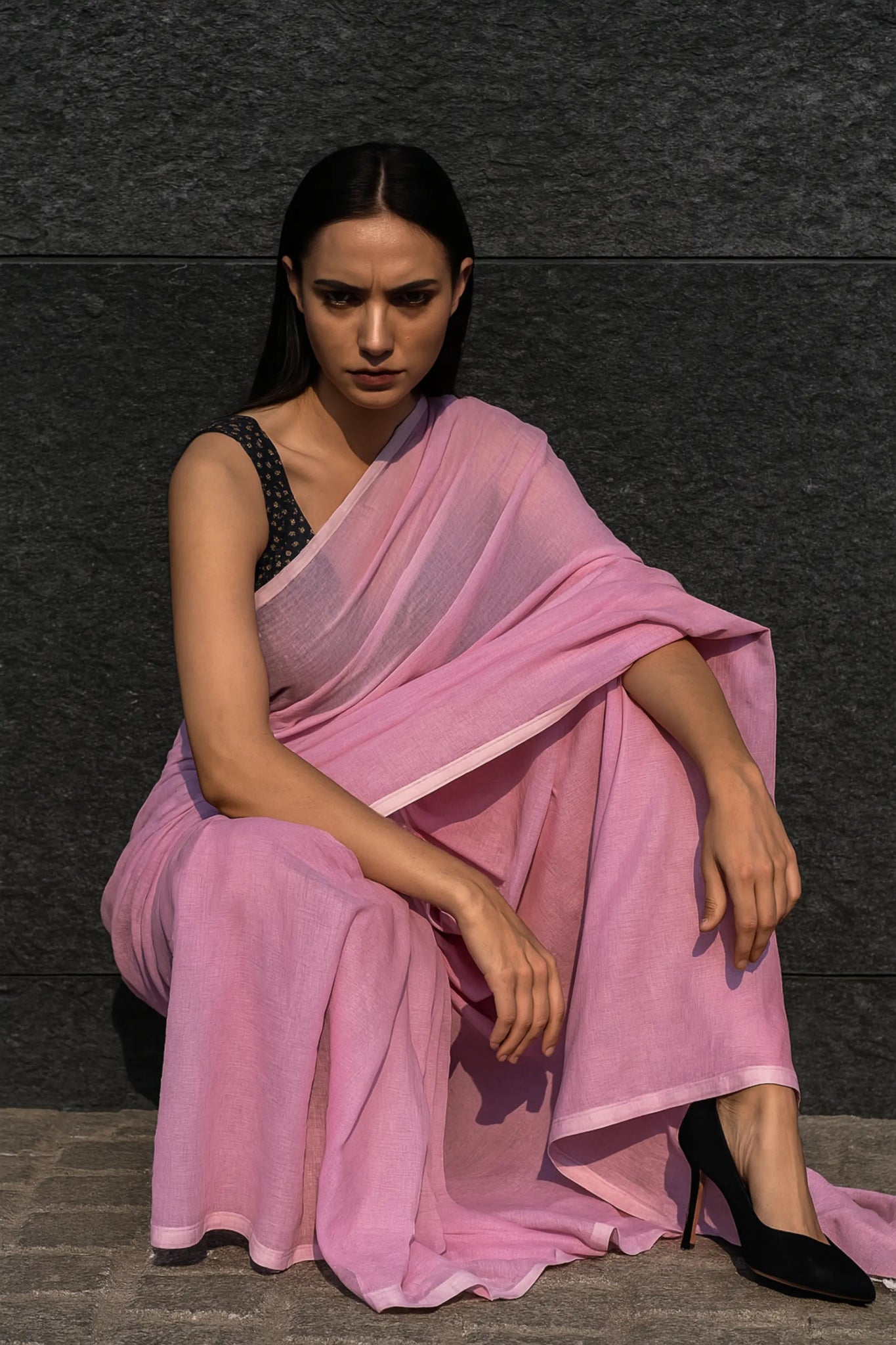 PETAL KISS | Mul Cotton | Indidha Saree