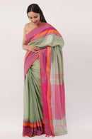 PINK SUNSET | Pure Cotton | Indidha Saree