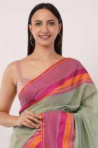 PINK SUNSET | Pure Cotton | Indidha Saree