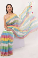 PRISMATIC ELEGANCE | Mul cotton | Indidha Saree