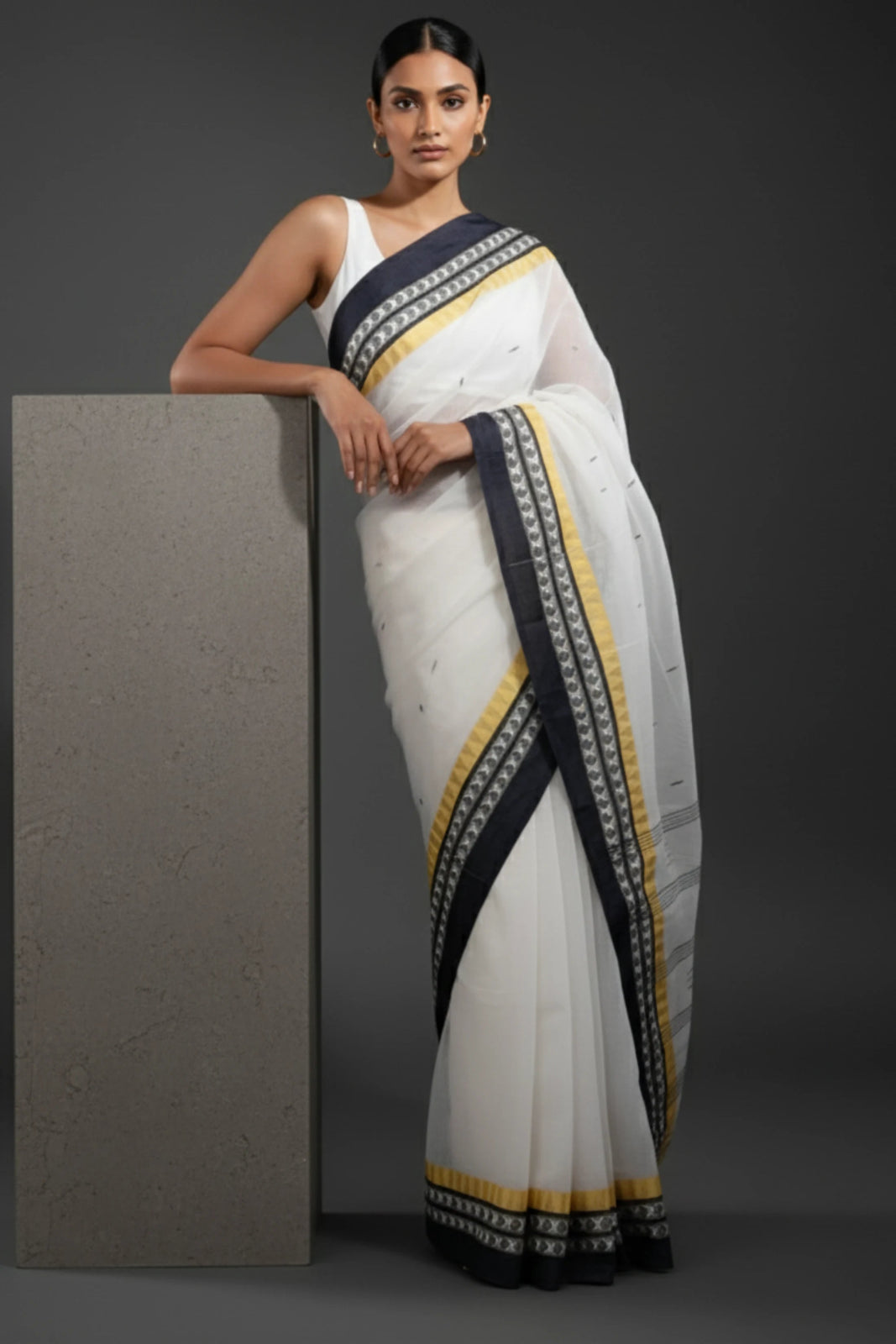 PRISTINE PARADISE | Pure Cotton | Indidha Saree
