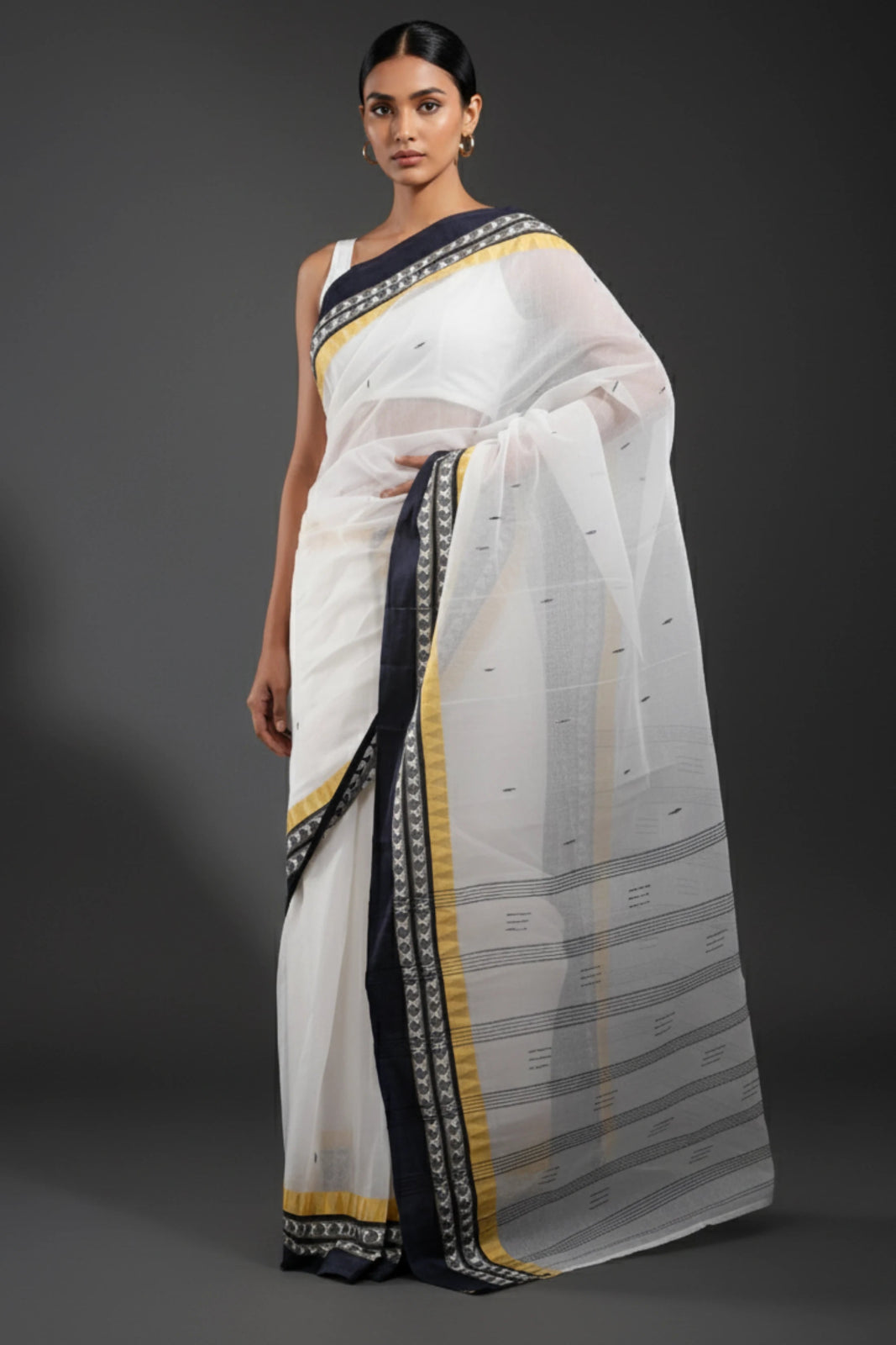 PRISTINE PARADISE | Pure Cotton | Indidha Saree