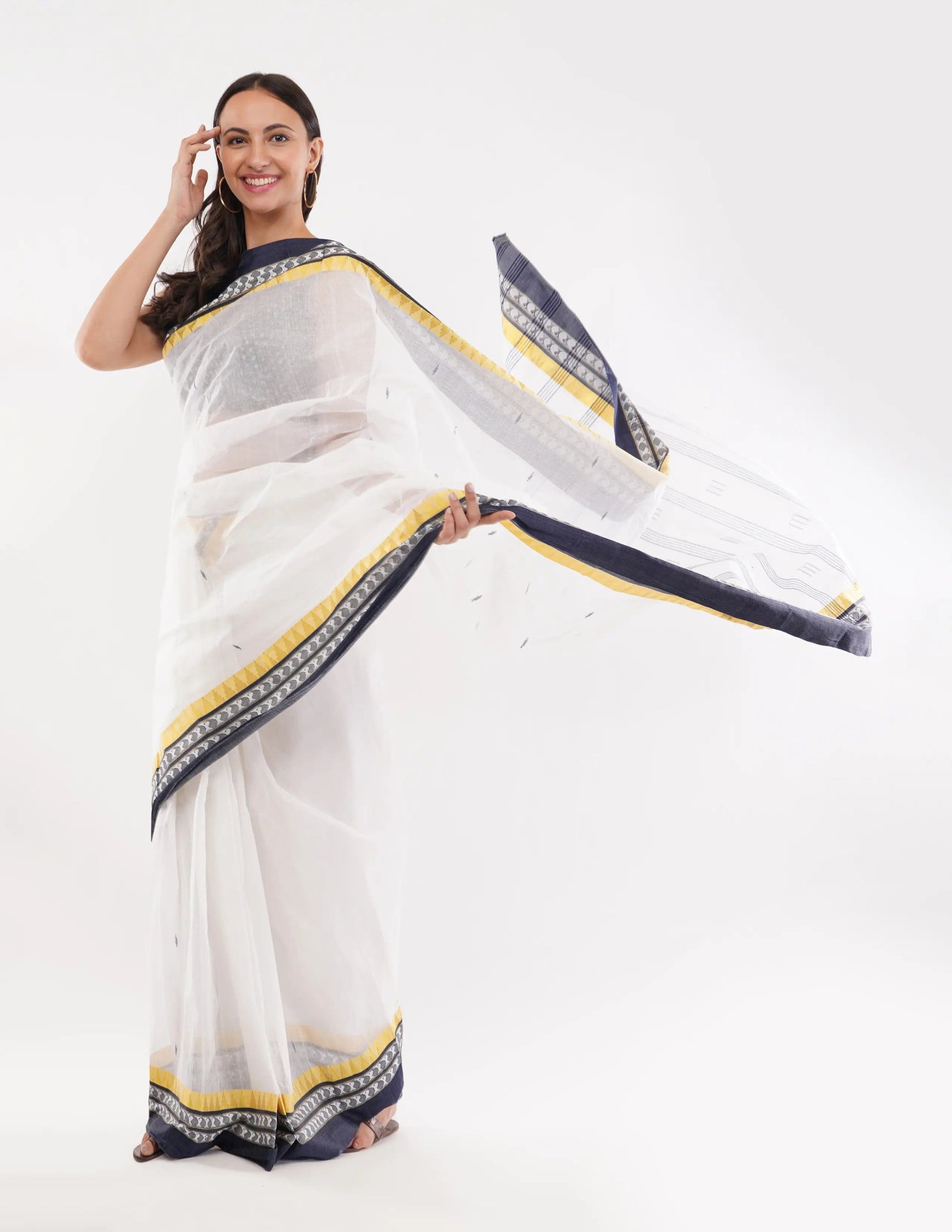PRISTINE PARADISE | Pure Cotton | Indidha Saree