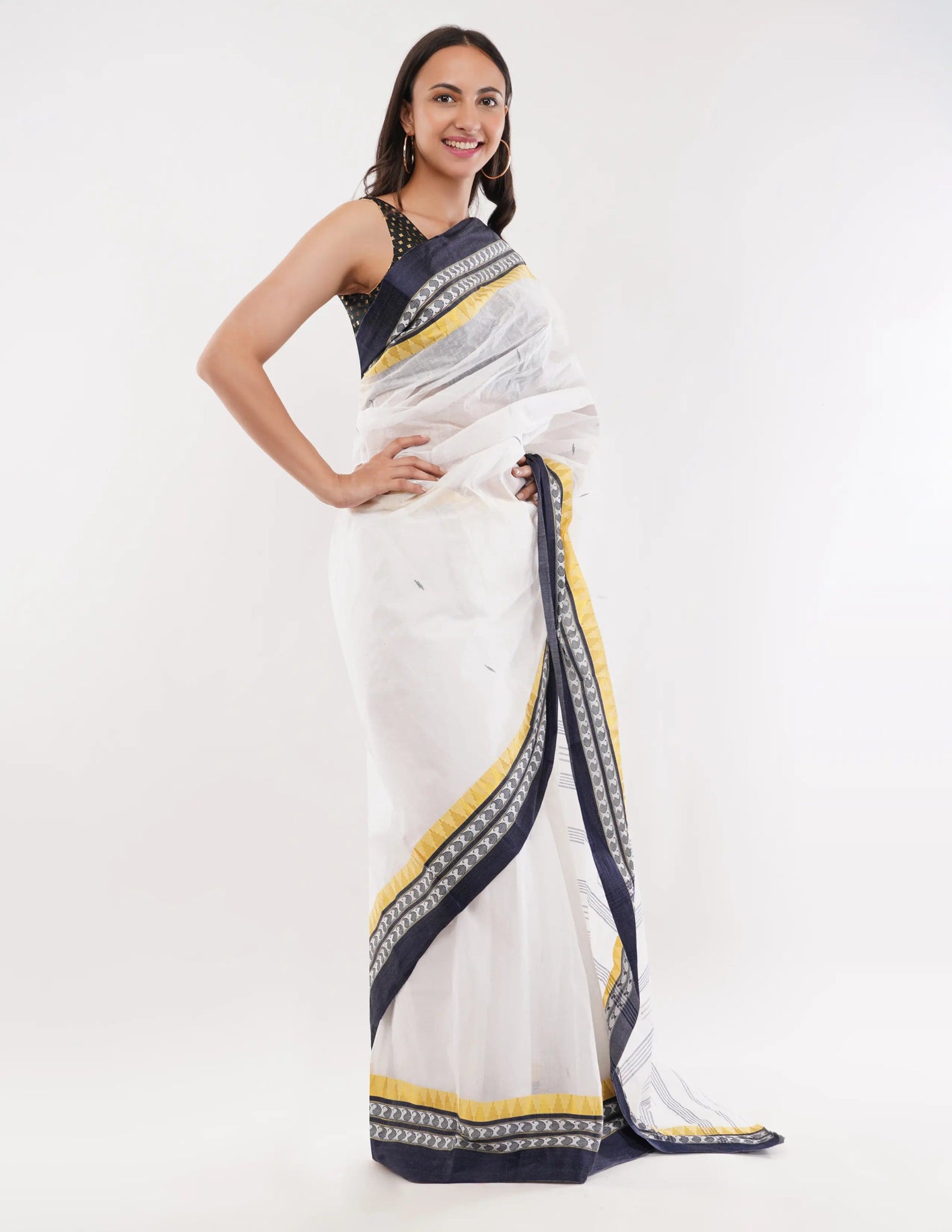 PRISTINE PARADISE | Pure Cotton | Indidha Saree