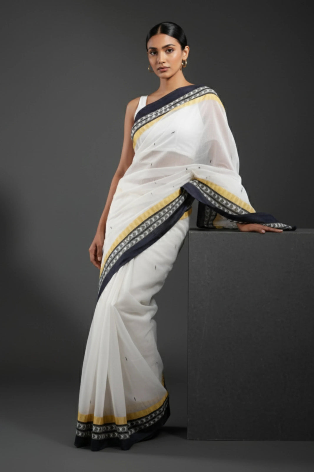 PRISTINE PARADISE | Pure Cotton | Indidha Saree