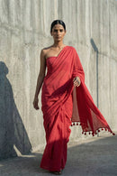 Rouge Still | Mul Cotton | Indidha Saree