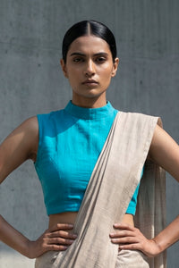 Aegean Teal | Mul Cotton | Blouse Fabric