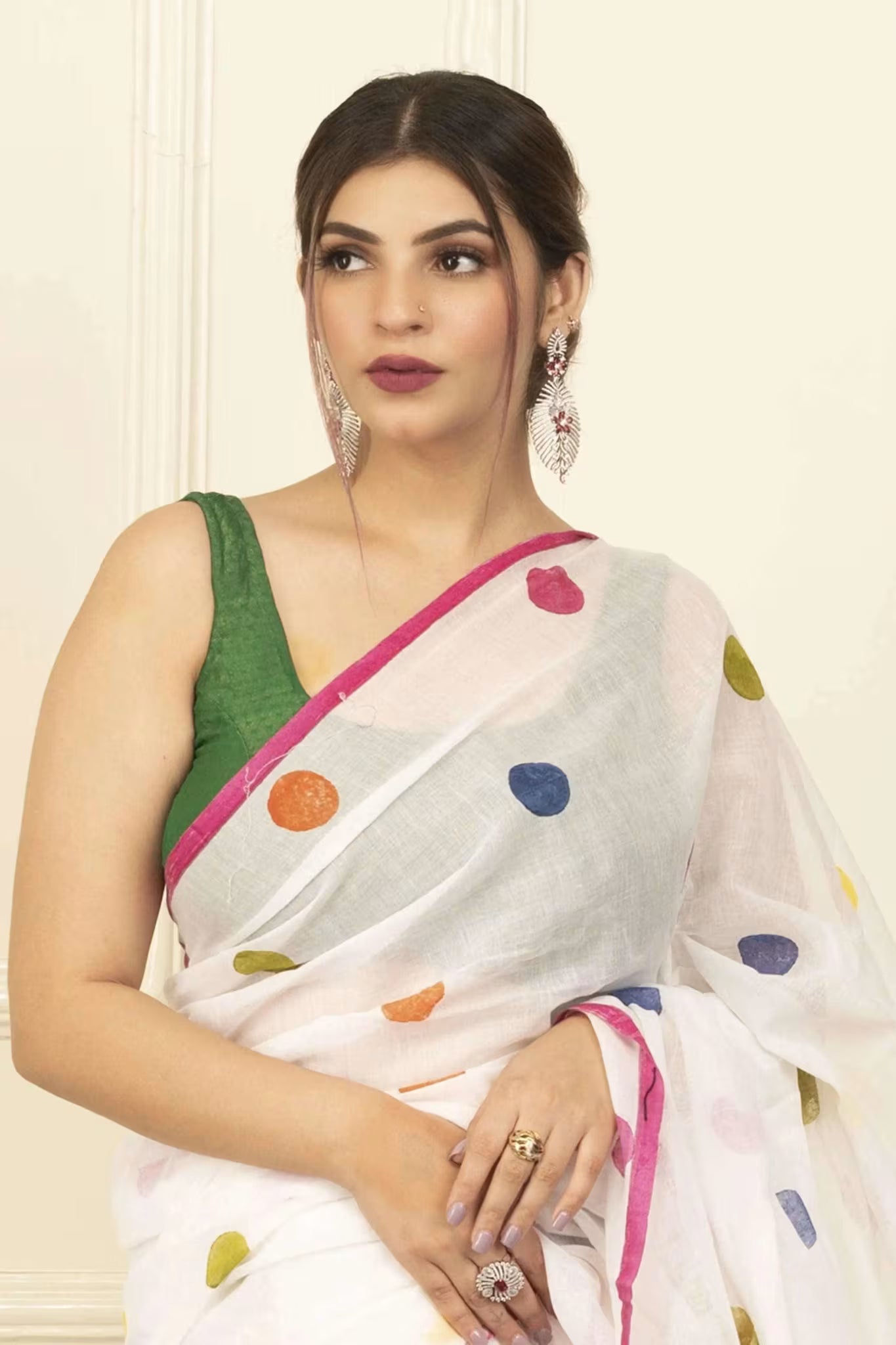 DILBARA | Mul Cotton | Indidha Saree